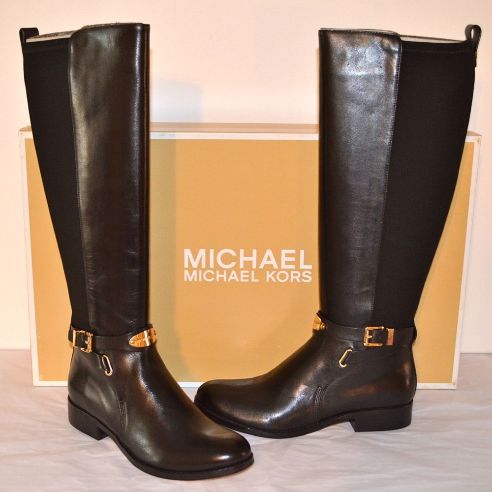 Michael Kors Leather Boots (brand new, never worn!)